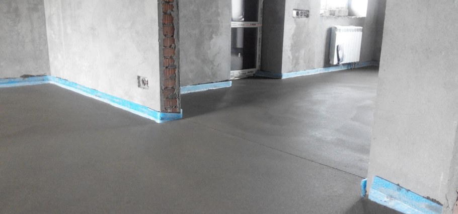 Полусухая цементно-Песчаная стяжка