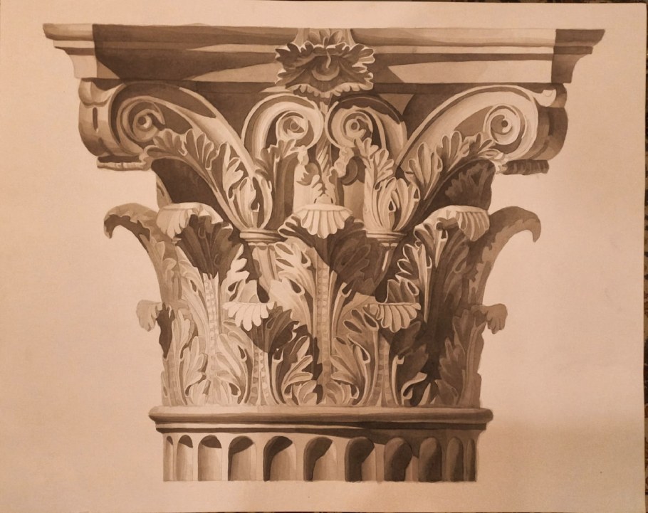 Коринфский ордер в архитектуре отмывка