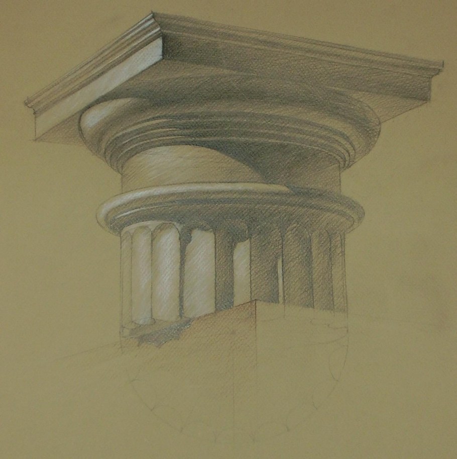 Дорическая Капитель древняя Греция