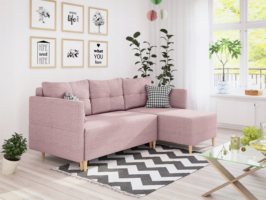 Угловой диван на ножках