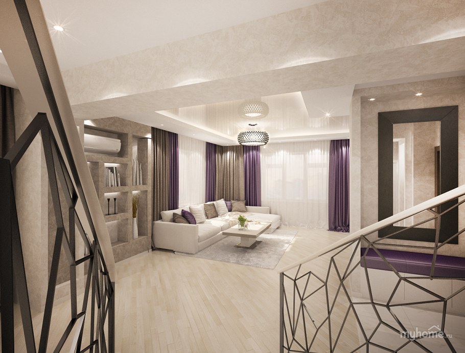 Двухуровневая студия 24м2