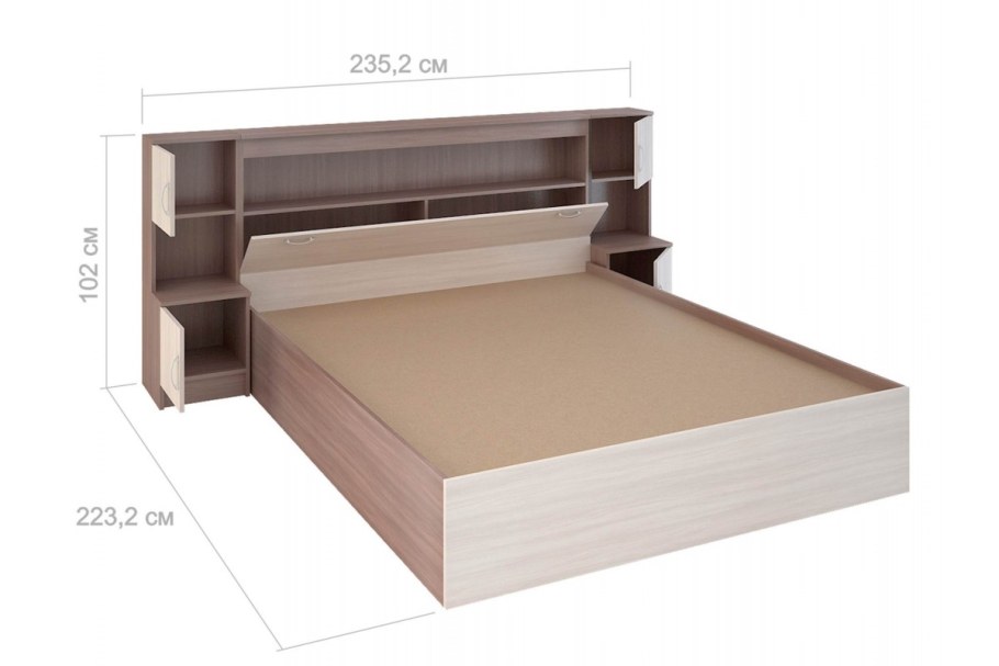 Кровать Бася кр-554 (0,8м)