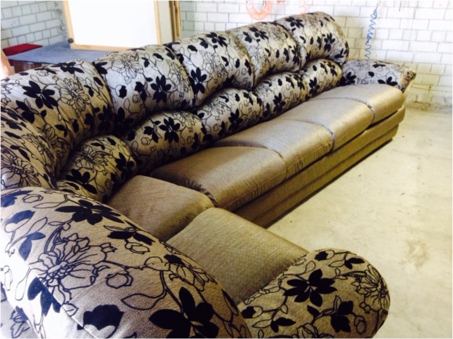 Диван Evita Blue ткань велюр