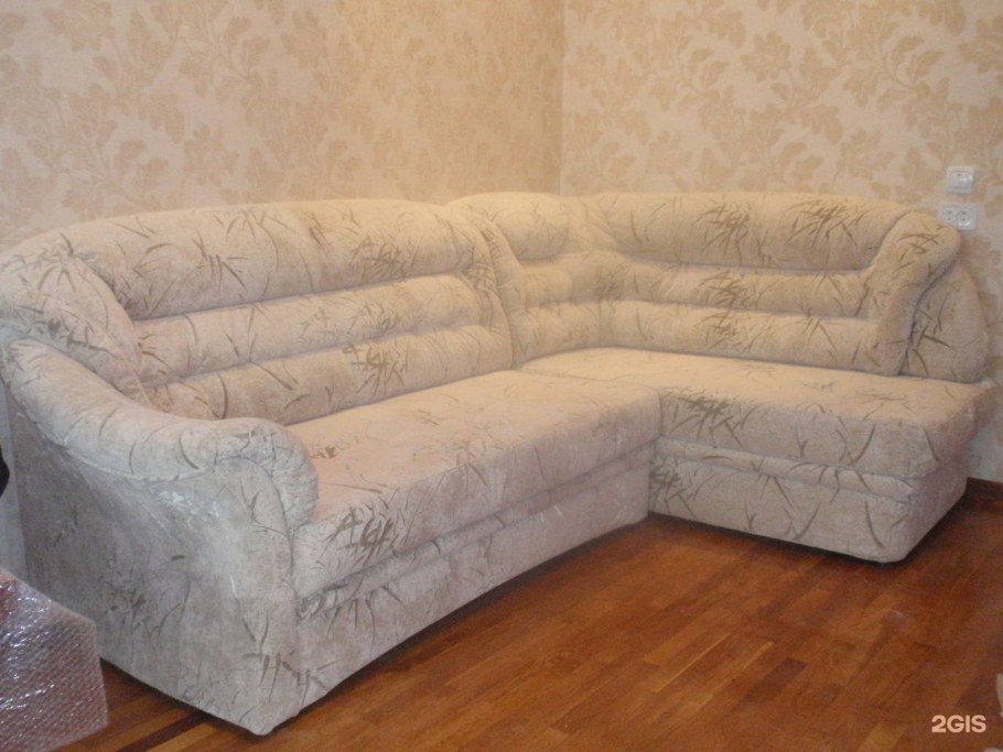 Флок на диване цвет морской волны