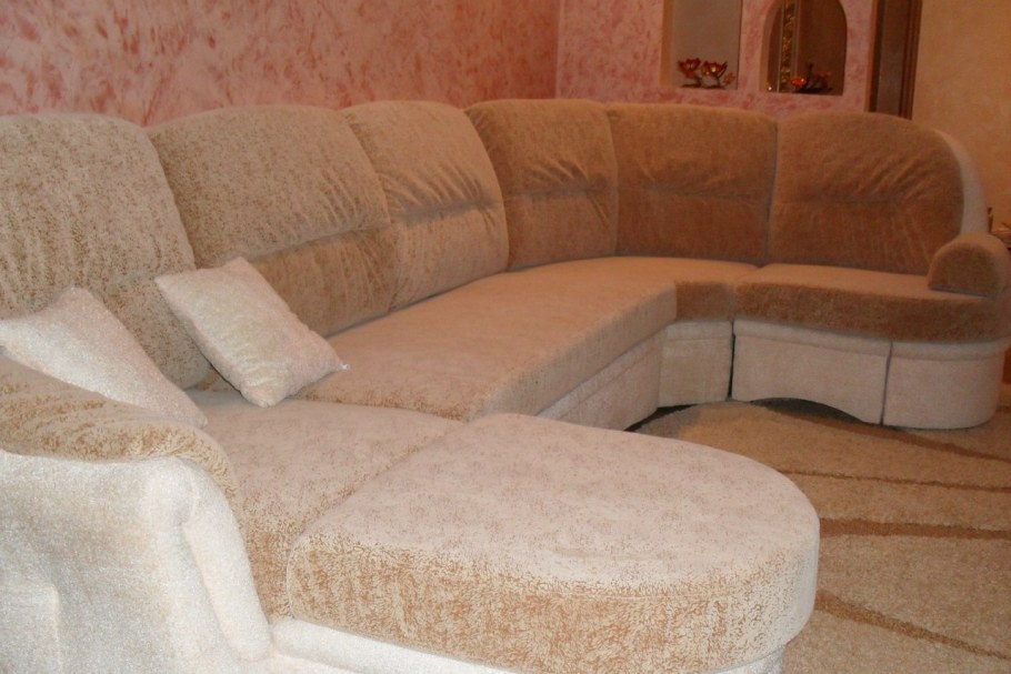 Ткань флок бентлей кофейный