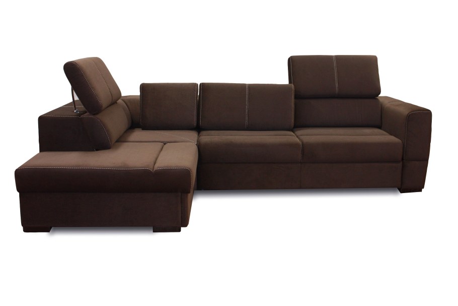 Диван из искусственной замши