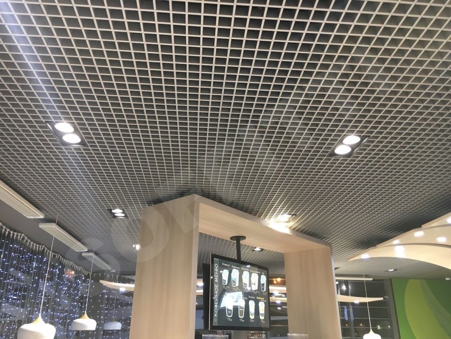 Разноуровневый потолок Грильято