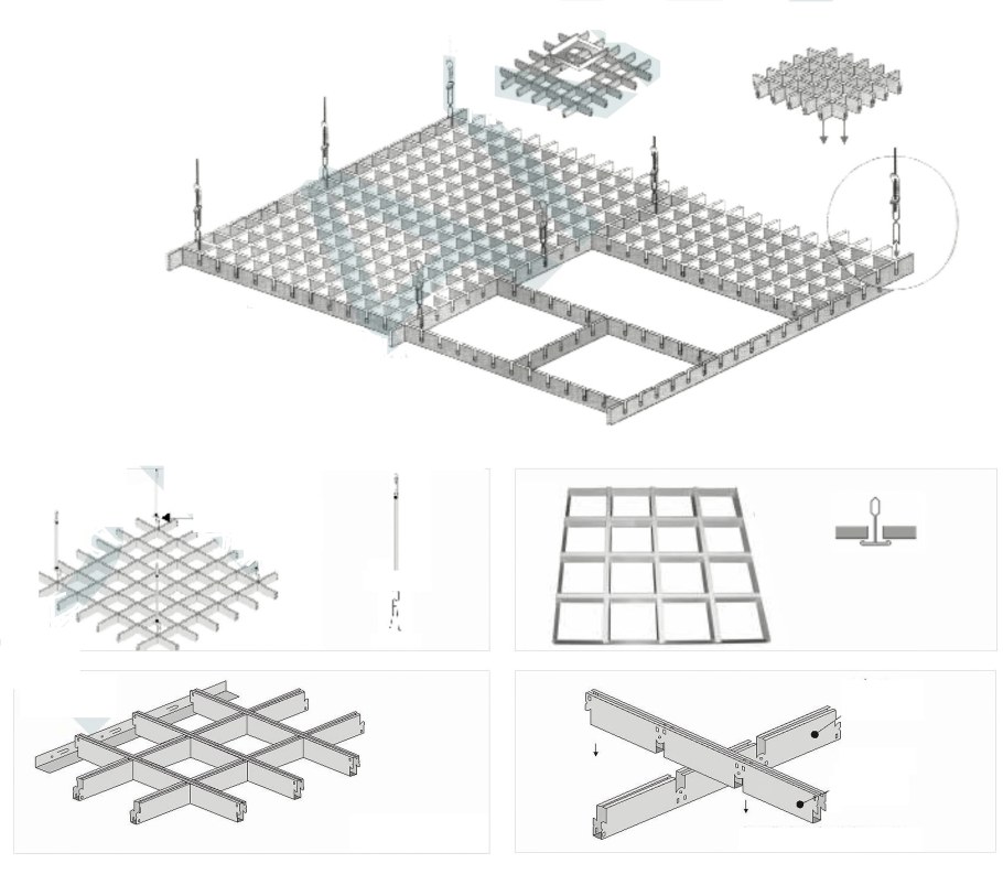 Грильято 50 50 40 подвесная система