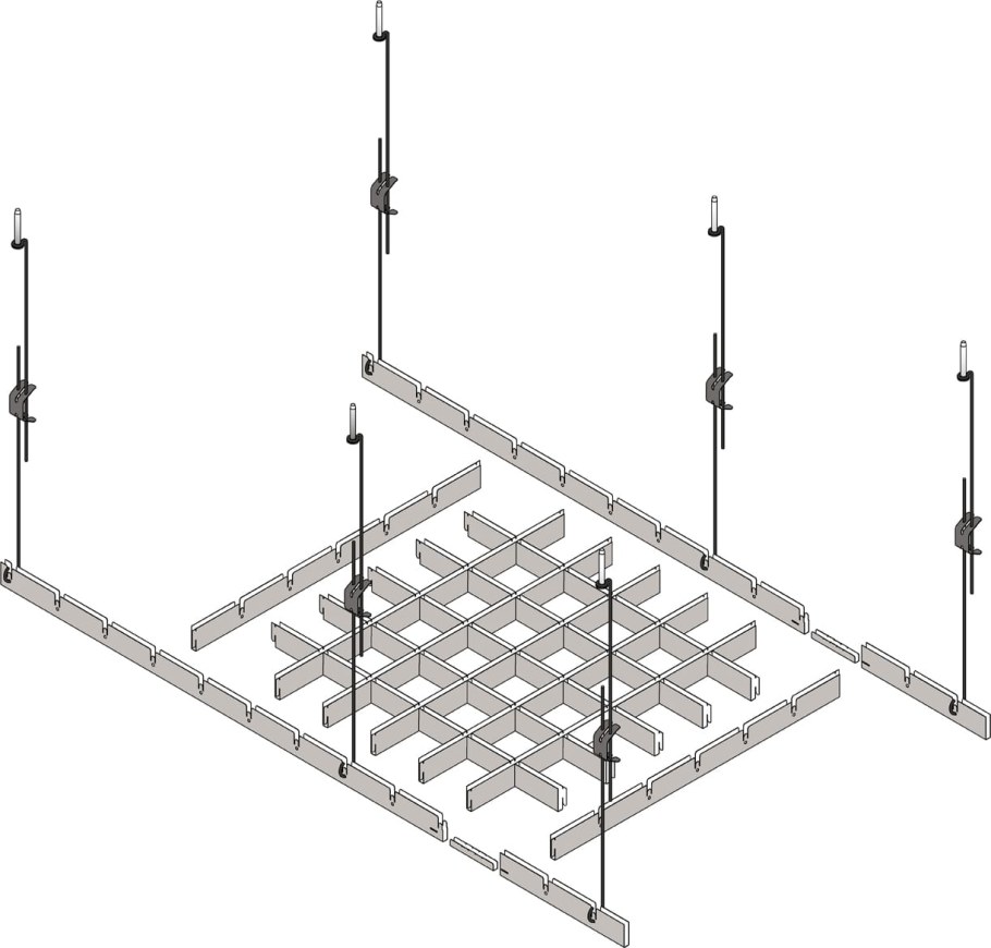 Грильято 50*50 черный Албес