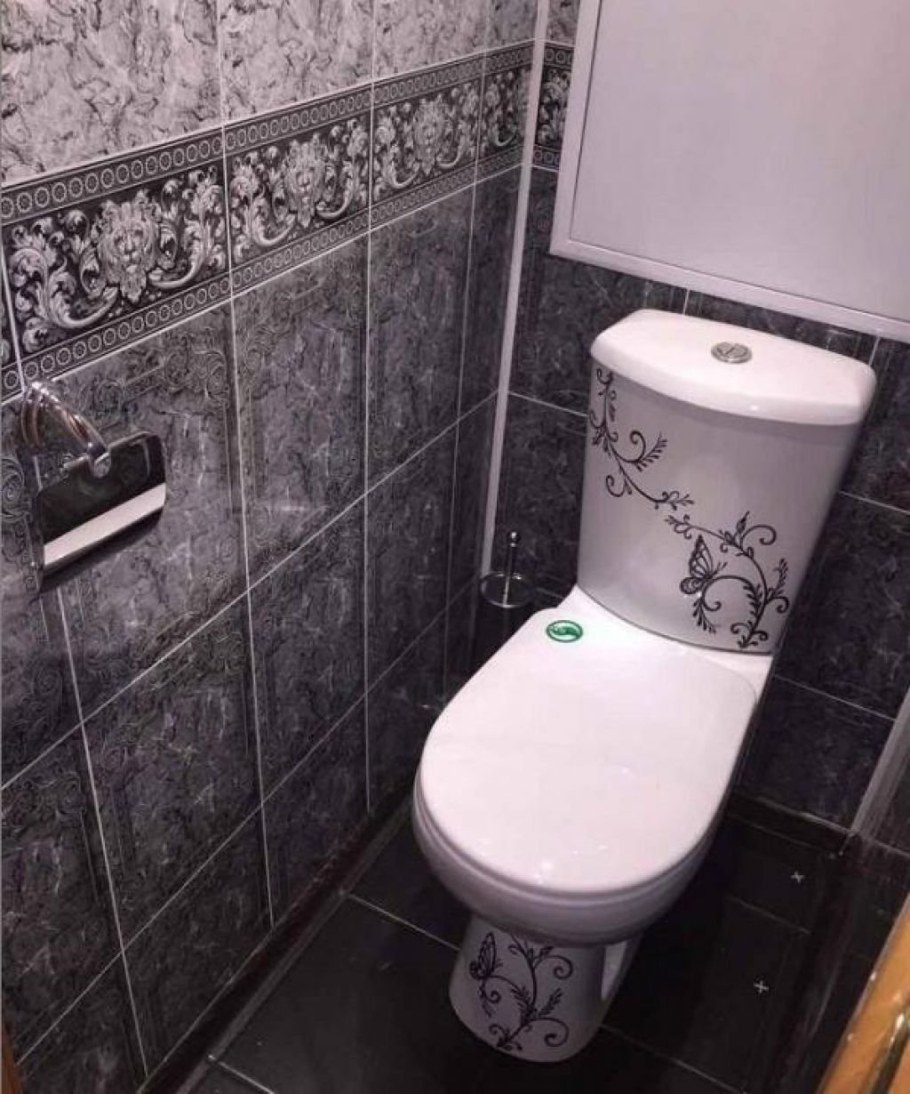 Отделка туалета панелями ПВХ