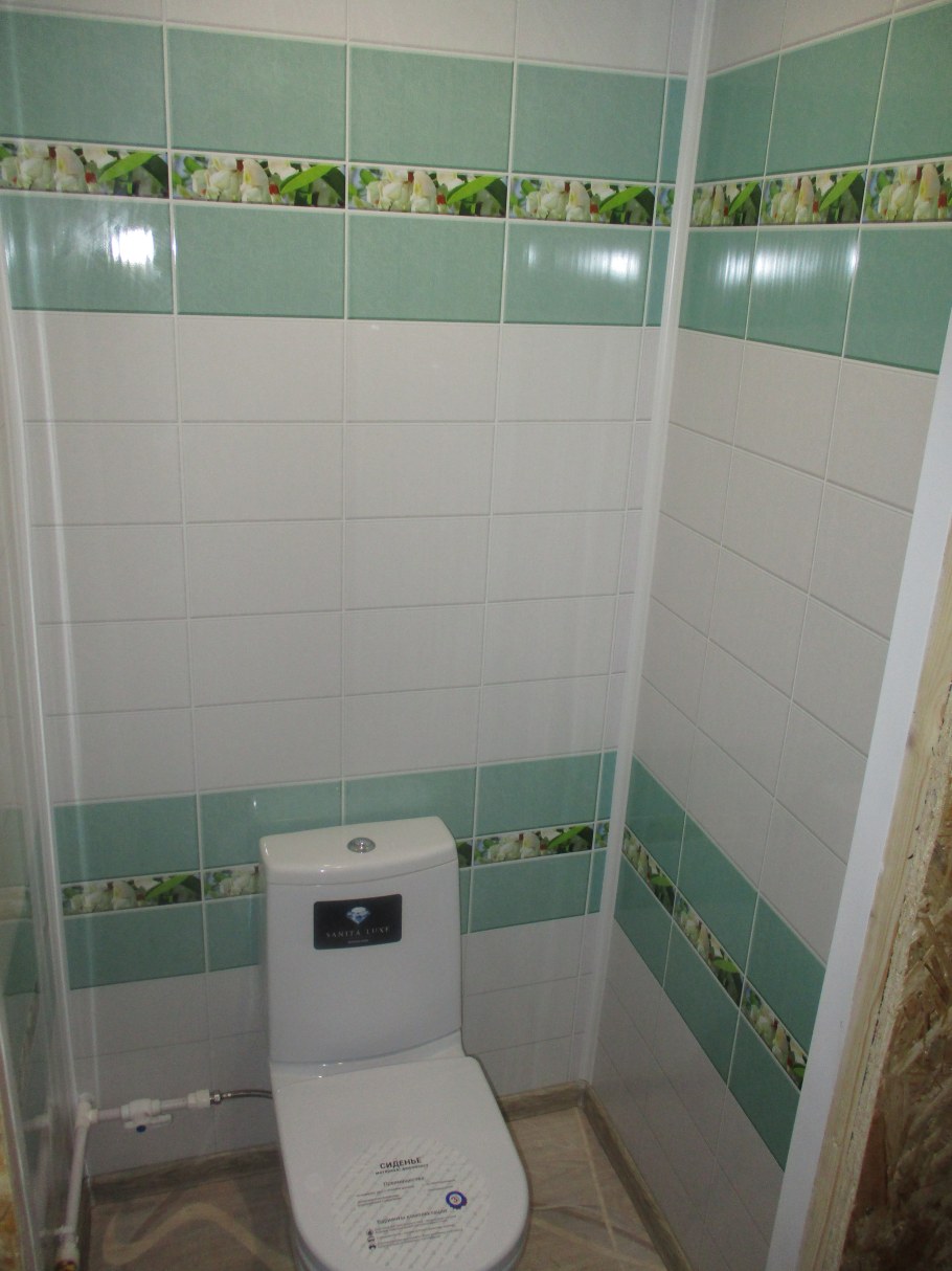 Пластиковые панели для туалета