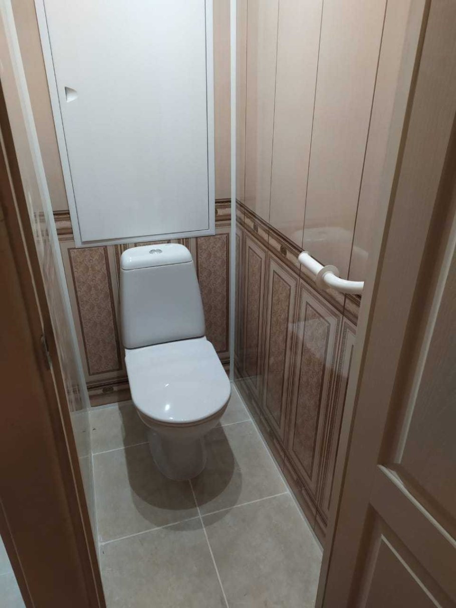 Отделка туалета панелями