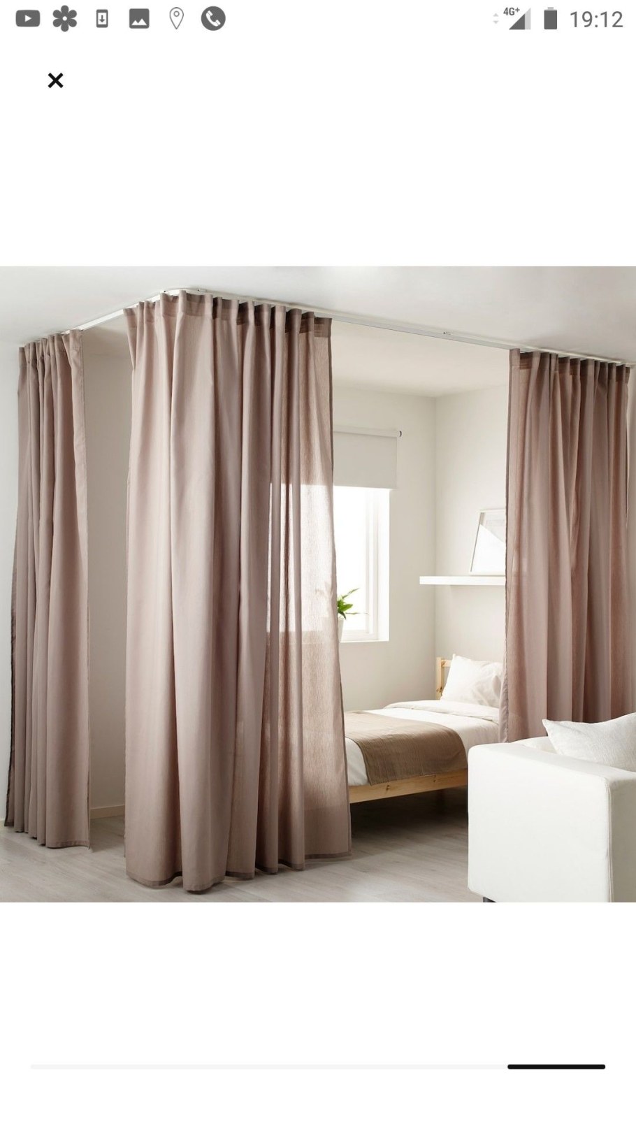 Спальня 9 кв м икеа