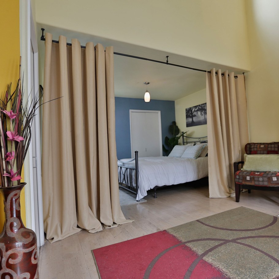 Спальная и гостиная в скандинавском стиле