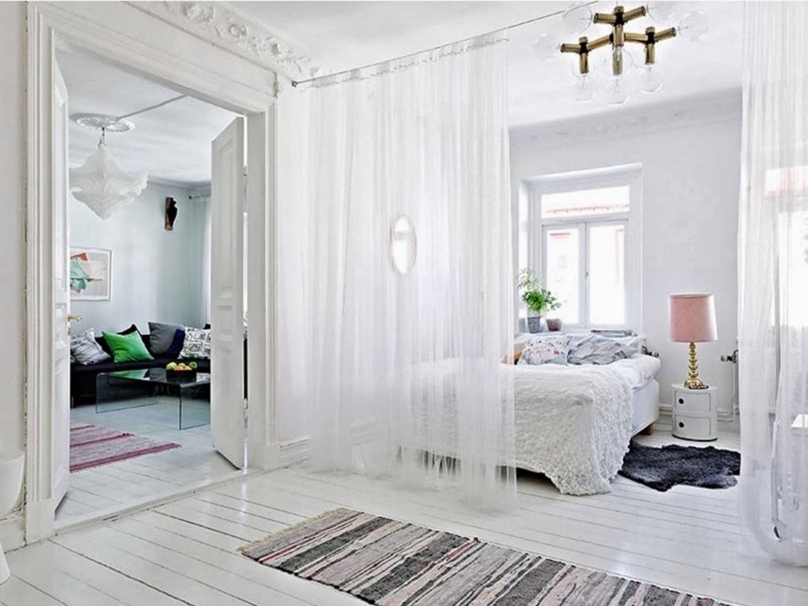 Кровать со шторками