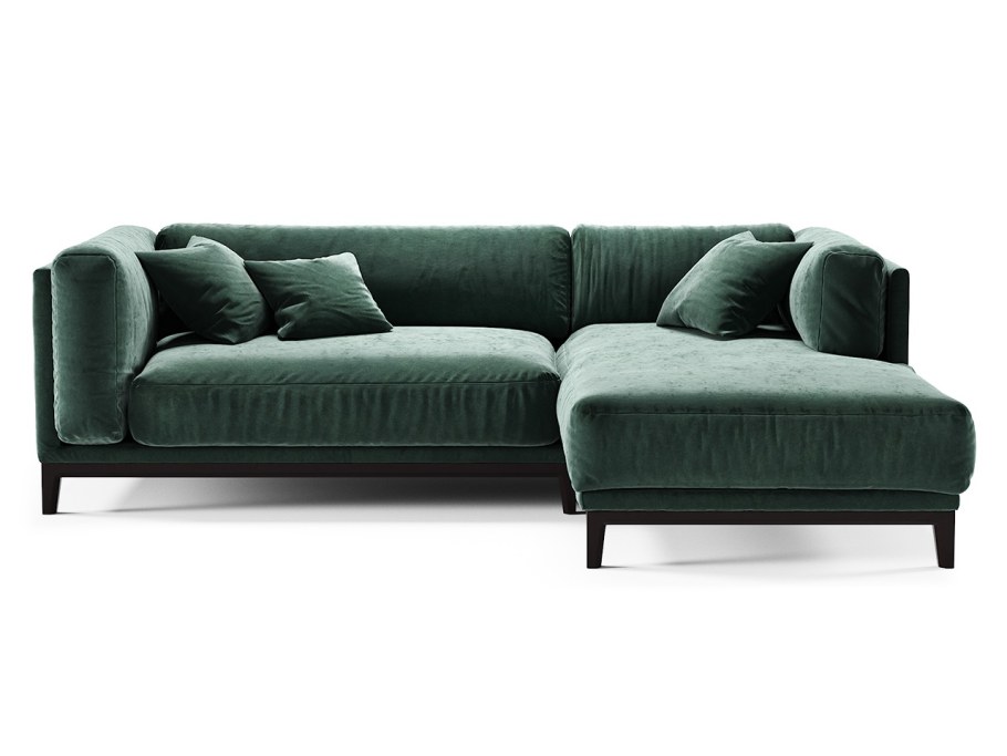 Диван Гесен п вельвет зеленый