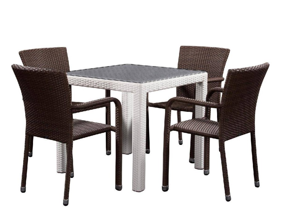 Стол раскладной Ивару Ялта 2 Анкор светлый / белый