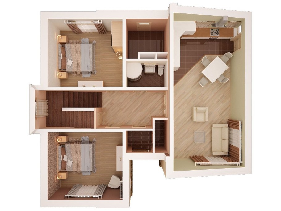 Планировка дома внутри