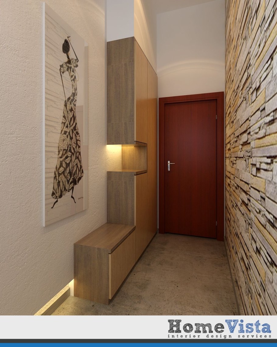 Интерьер коридора в панельном доме