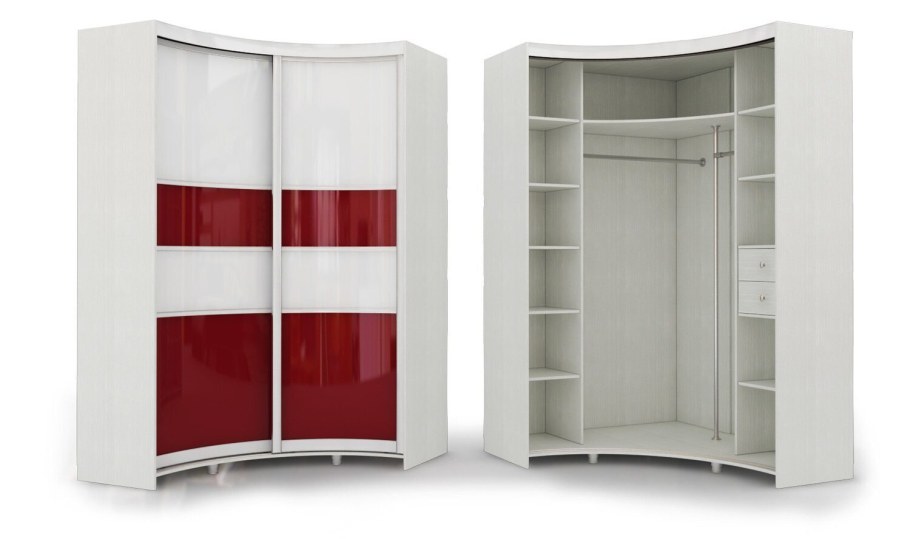 Радиусный шкаф купе 1200 1200