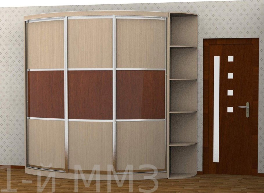 Радиусный шкаф купе Радион