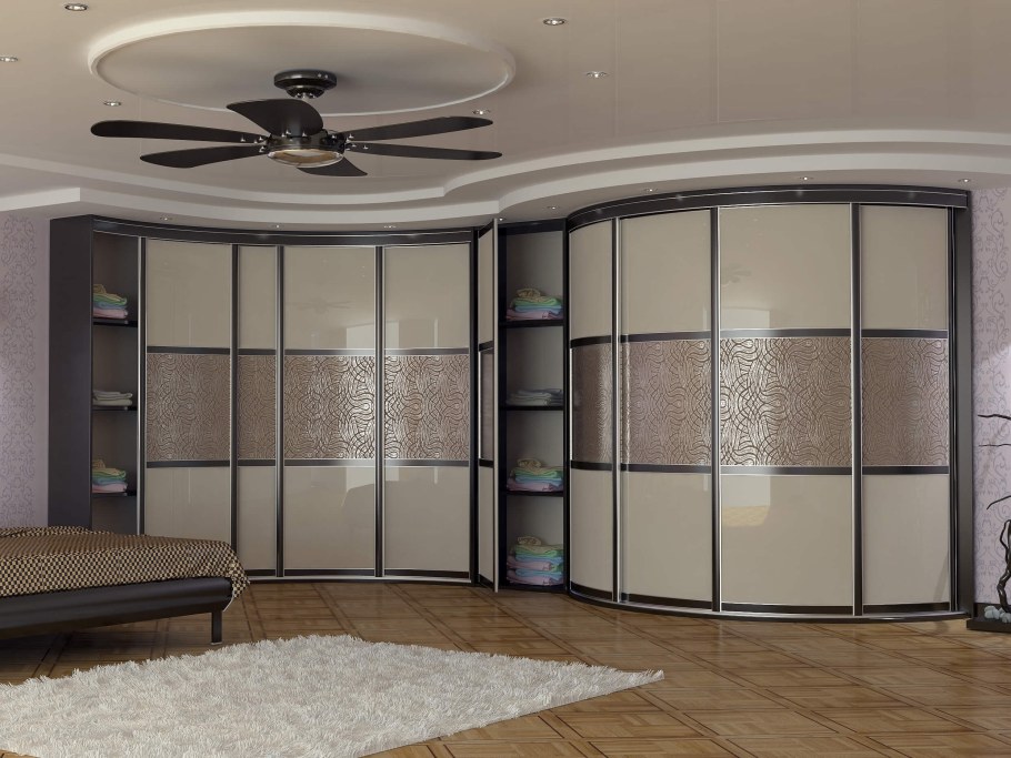 Радиусный шкаф купе "Риксос-1"