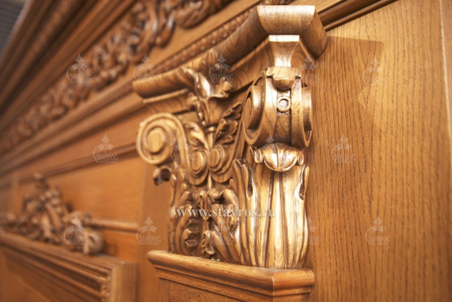 Резные столы из дерева