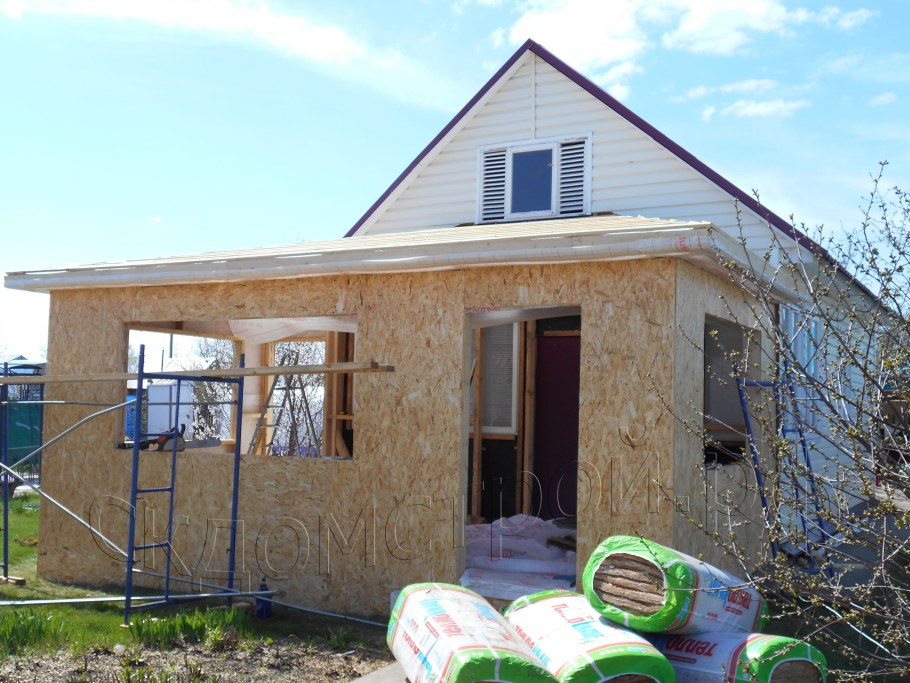 Сарай пристройка к дому