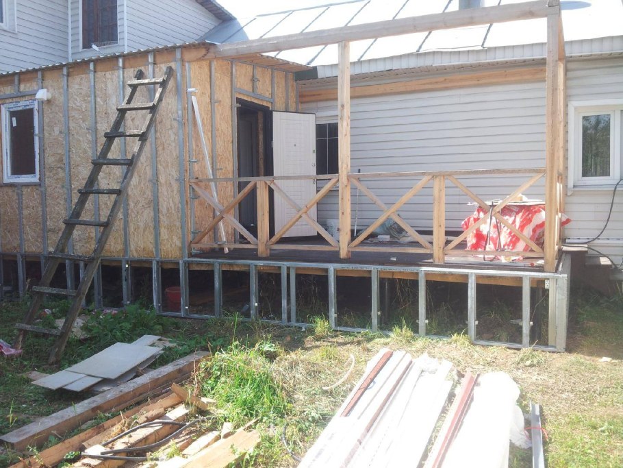 Санузел на даче в доме