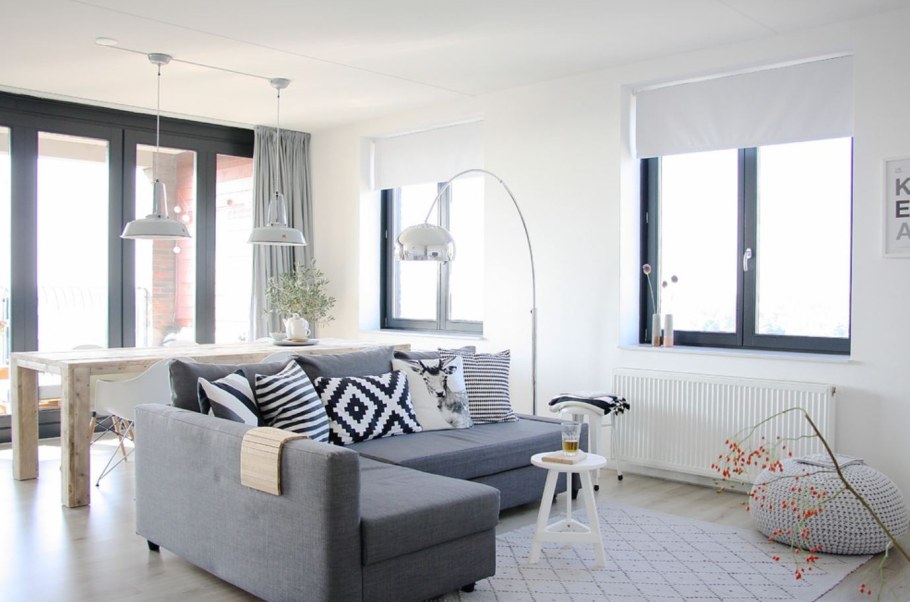 Серая гостиная