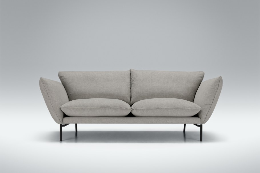 Серый диван в интерьере