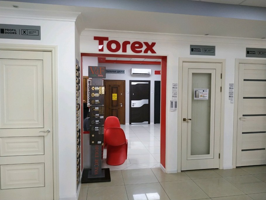 Светлая входная дверь в интерьере