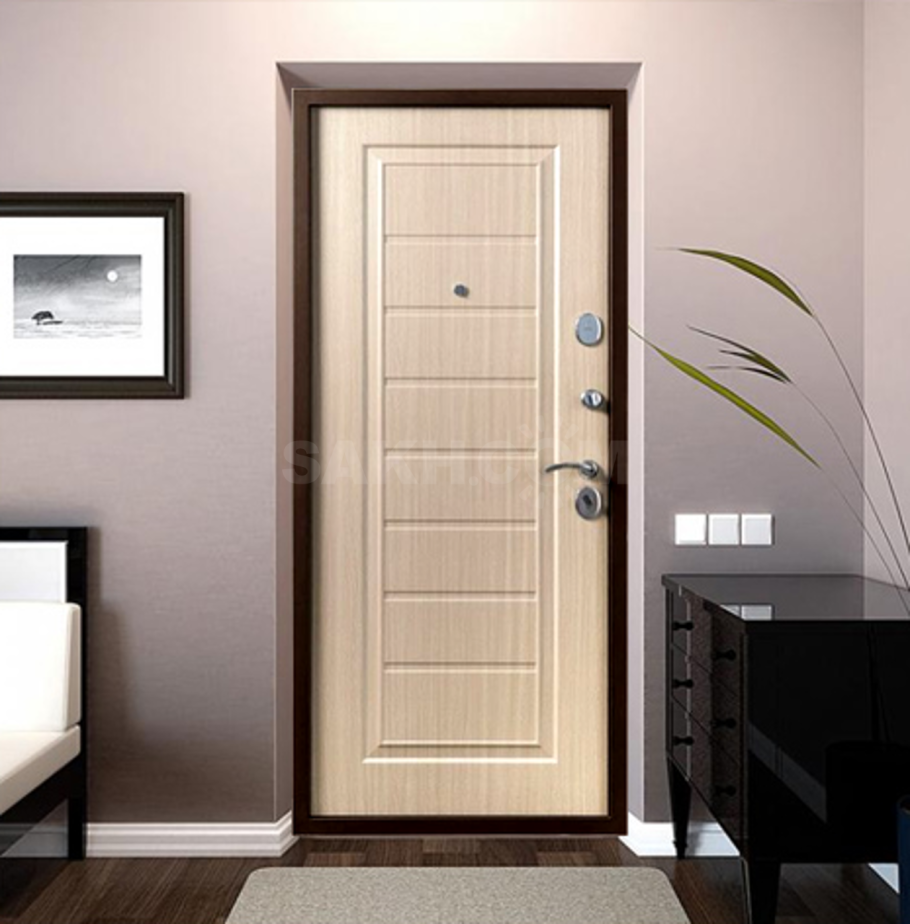 Цвет входной двери и межкомнатных дверей сочетание