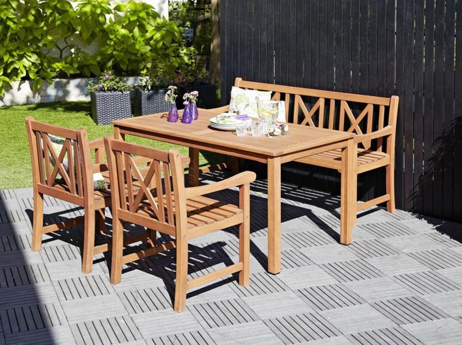 Деревянная Садовая мебель