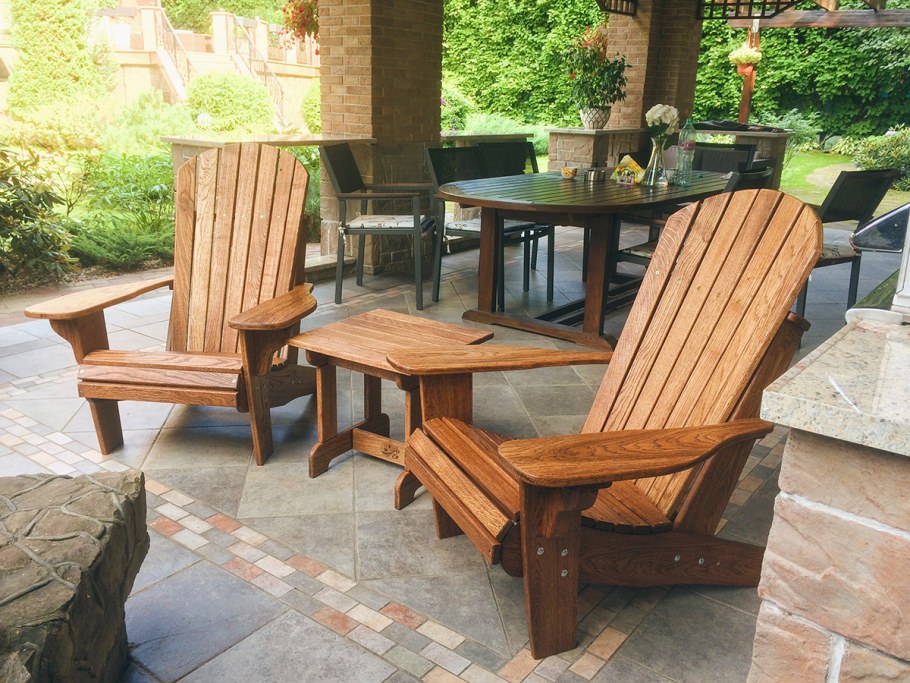 Кресло Адирондак из дуба