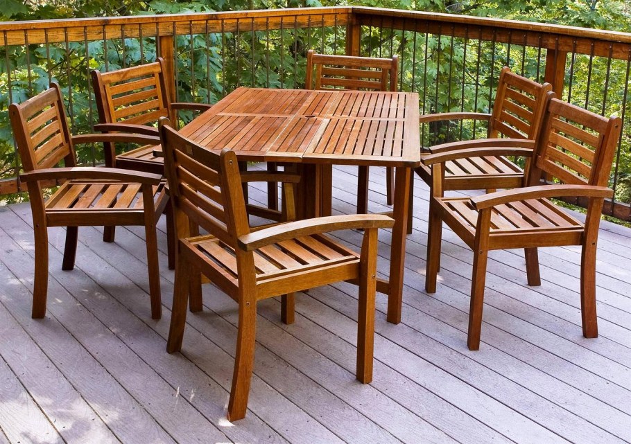 Мебель для террасы из дерева