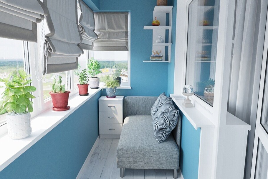 Маленький диванчик на балкон