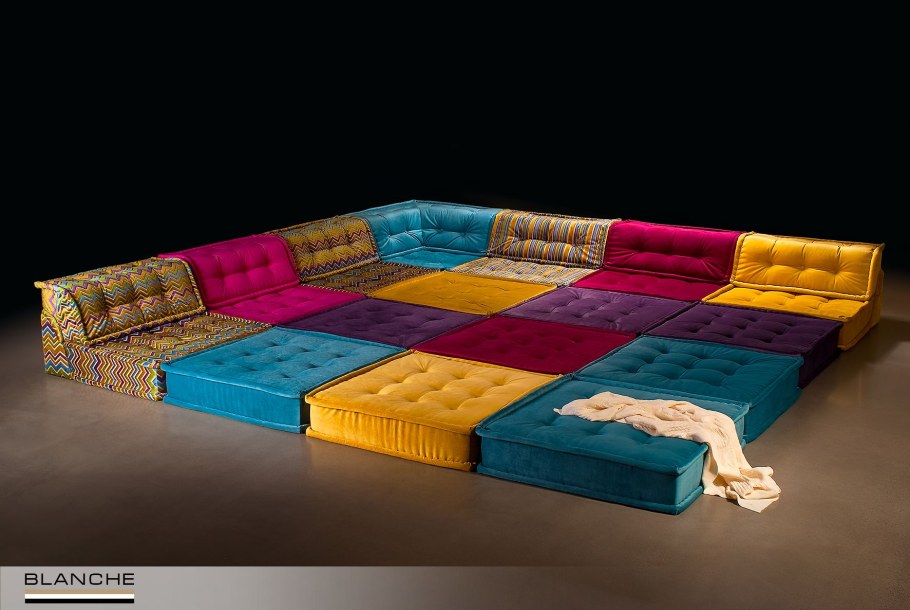 Модульный диван из подушек