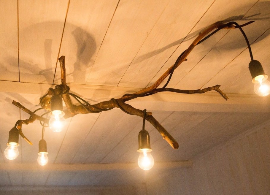 Светильники для деревянного потолка