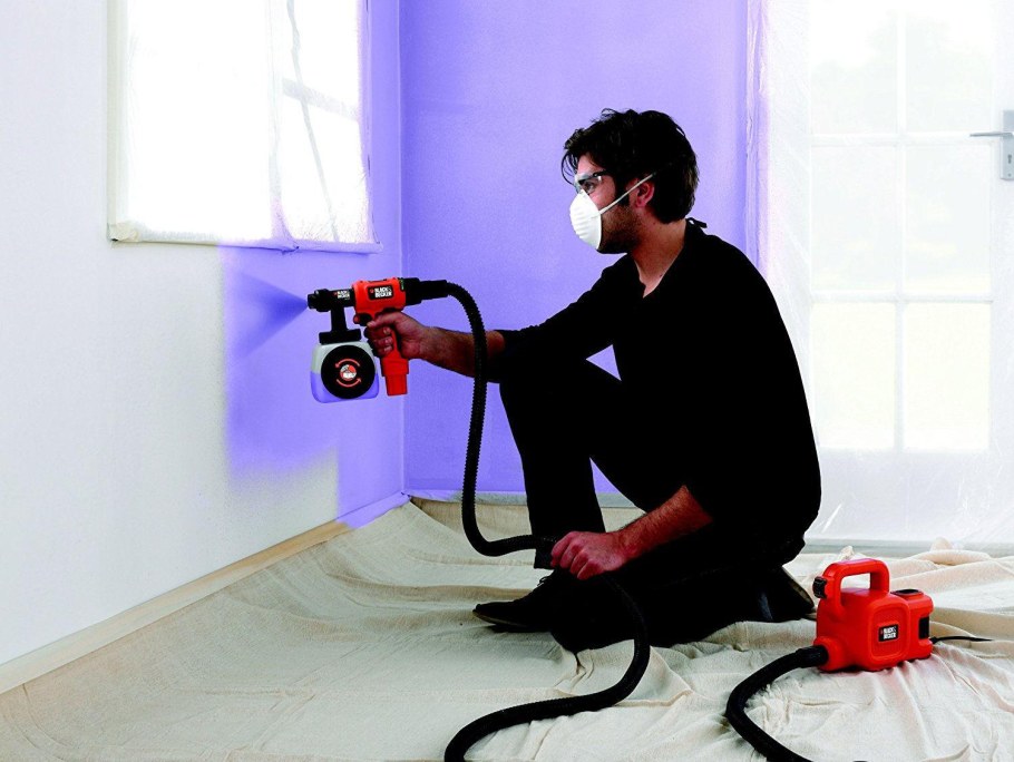 Водоэмульсионная окраска потолка