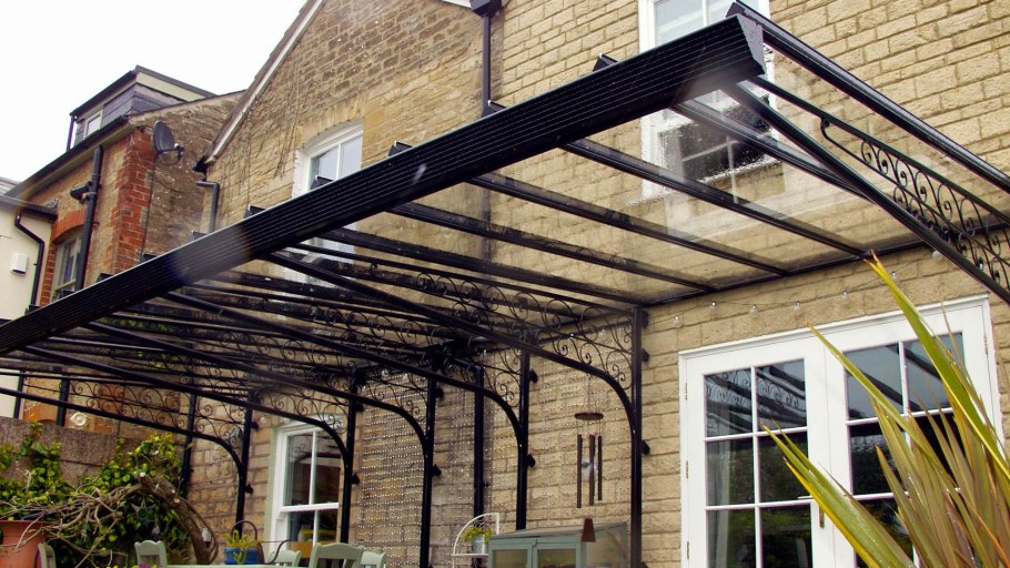 Навес к дому