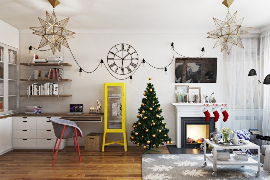 Новый год в скандинавском стиле