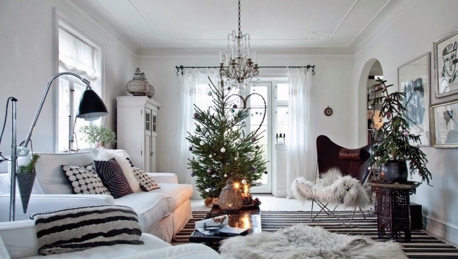 Новогоднее украшение интерьера