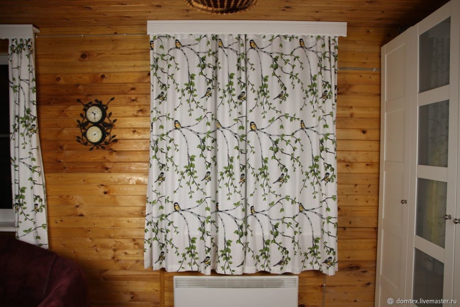 Варианты штор на дачу