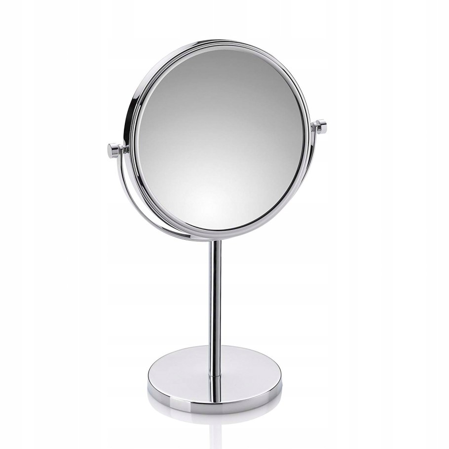 Зеркало миниатюрное диаметр 100 мм увеличительное на присоске в ванную