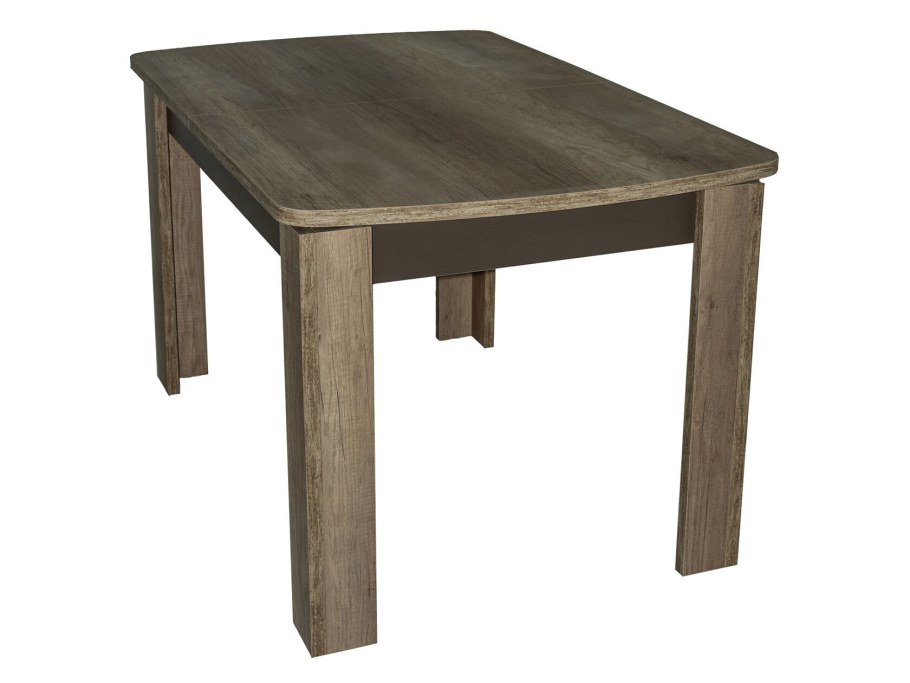 Стол раздвижной Black дуб Канзас коричневый