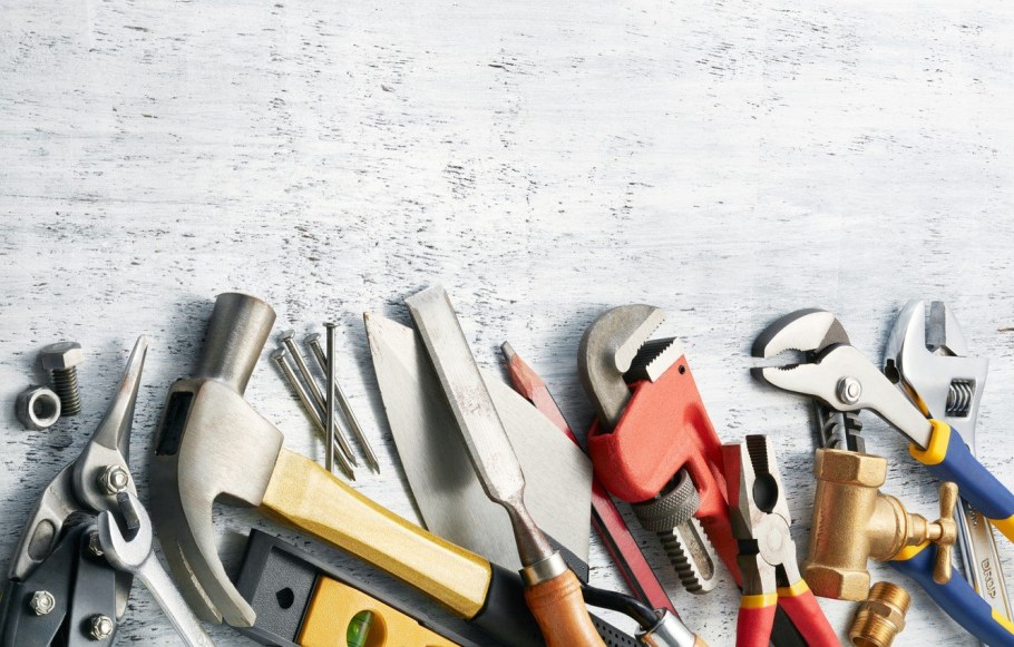 Строительные и отделочные материалы фон