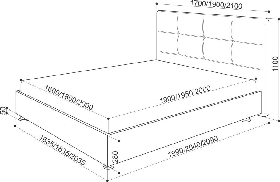Кровать Promtex-Orient Мелори