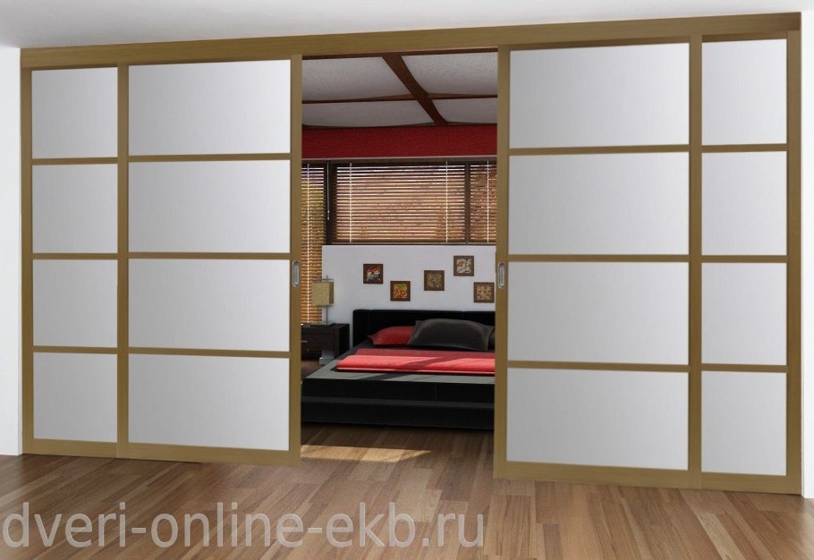 Угловые раздвижные перегородки