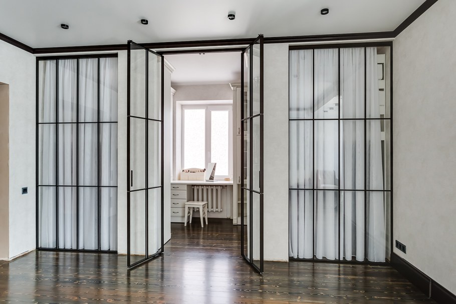 Перегородка-купе для зонирования комнаты